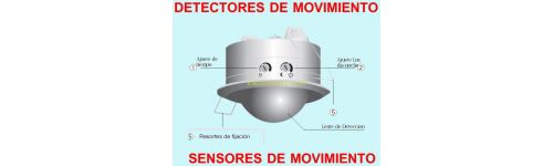 Detectores de Movimiento Sensores Presencia