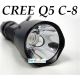 Linterna Recargable LED tactica con  345 lumen de Potencia (con LED CREE Q5).