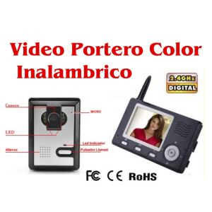 Videoportero INALAMBRICO a Color con pantalla 3,5"