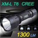 Linterna Led CREE C8 XM-L T6, 1.300 Lumen