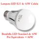 Bombilla LED E27 10W Luz LED E27 10W blanco cálido