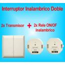 Doble Interruptor Inalambrico + 2x Rele de encendido
