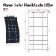 Panel Solar Flexible de 100w de Gran Eficiencia