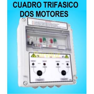 Cuadro Eléctrico Protección 2 Motores 400V Trifásico 3 HP CSD2-405